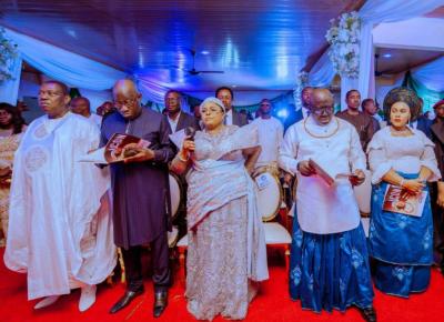 President Tinubu, Jonathan, dignitaries pay last respect to Pa Edwin Clark in Delta