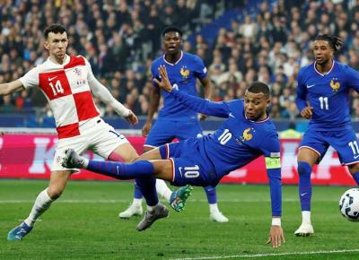 France see off Croatia on penalties to reach Nations League final four